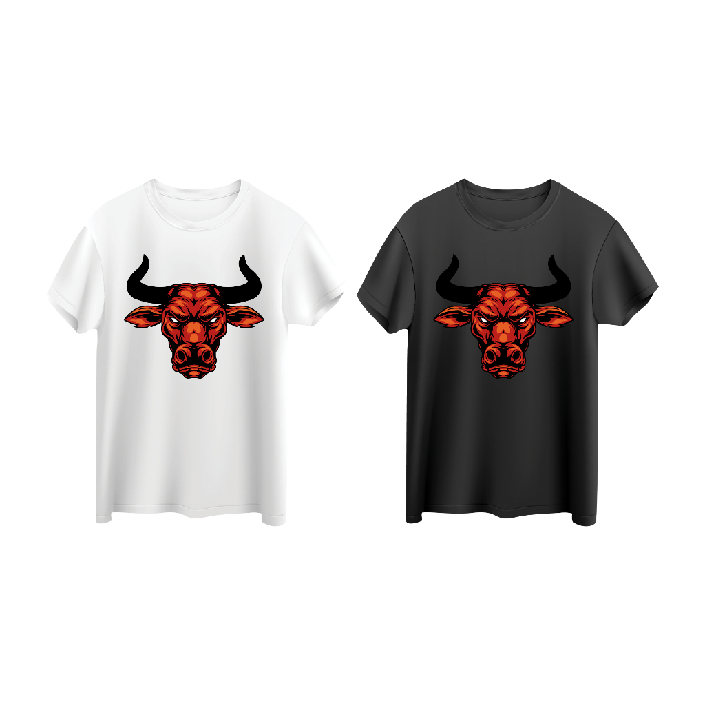 (88003) - CHICAGO BULL Promo Cetak Kaos Custom Printing Kaos Cotton Combed 24s DTF