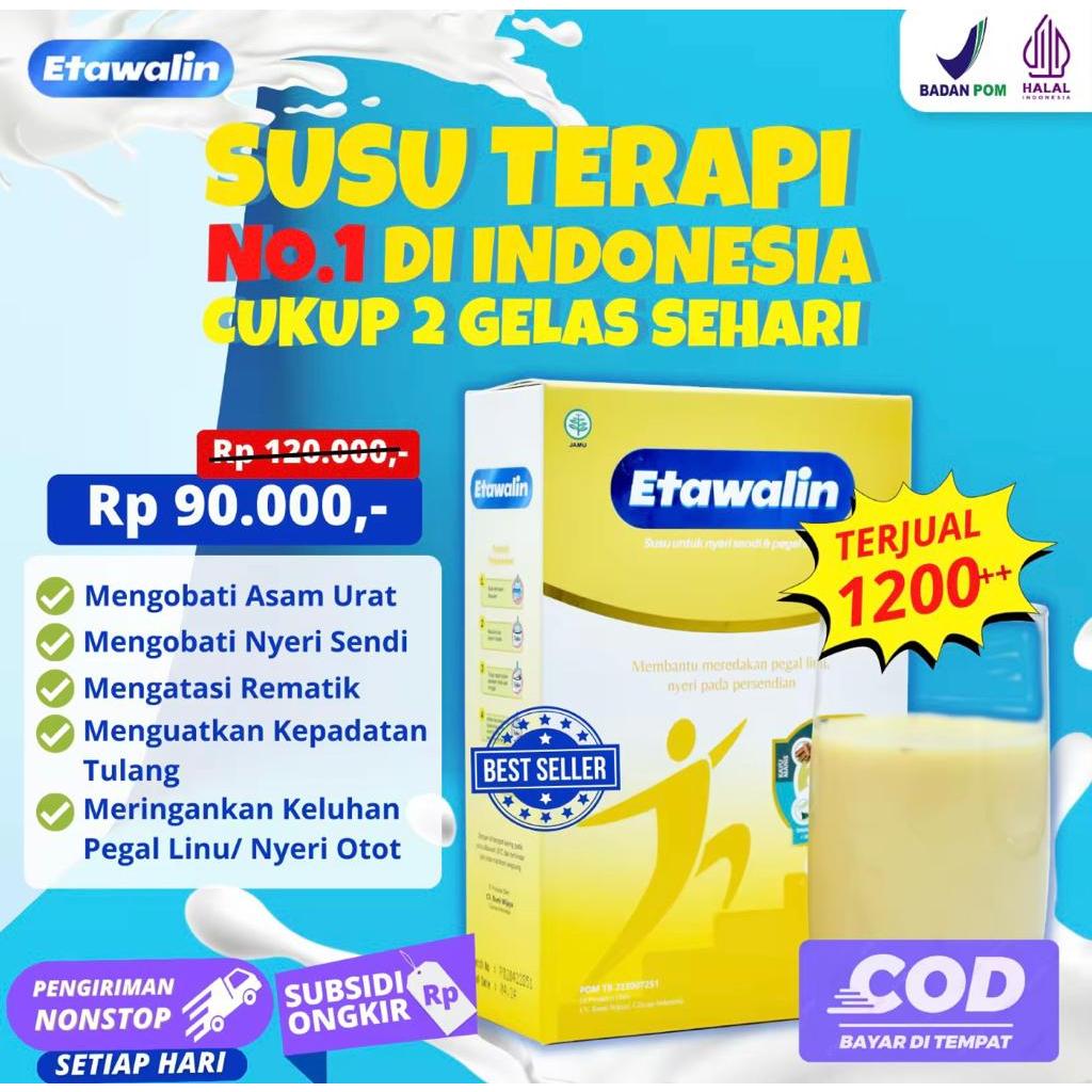 

TERLARIS...!!!ETAWALIN - Susu Kambing Etawa Tingkatkan Kepadatan & Kesehatan Tulang Sendi Susu Anti Pengapuran Sendi Asam Urat Rematik Reumatik