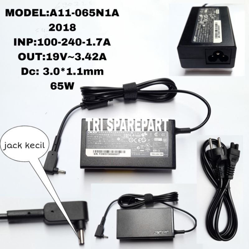 Adaptor Charger Casan Laptop Acer Aspire 5 A514-51A514-54 A514-54K A514-52 A514-53 A514-52K A514-52G A515-41 Series ORIGINAL