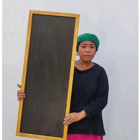 

Papan Nama Cafe Gantung Papan Kapur Papan tulis Blackboard tempel dinding Ukuran 100 x 40 Mitrakayu