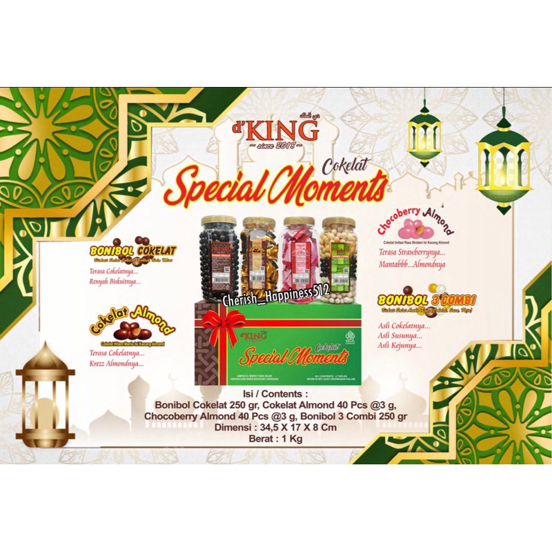 

BEST DEALS 1 Kotak 4 Toples D'KING Bonibol Special Moments, Special Edition & Bonibol Collection