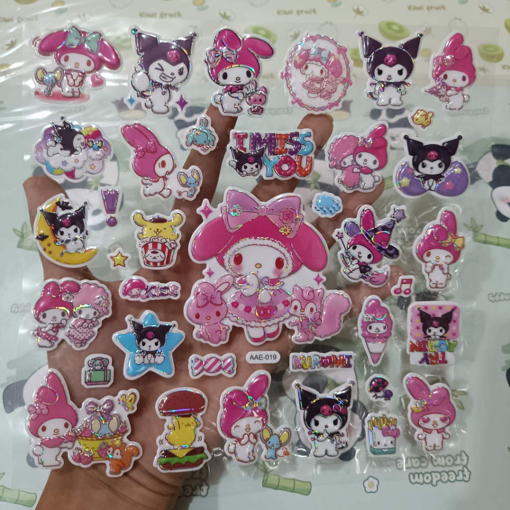 

Stiker Timbul Karakter / Sticker Anak Lucu 3D Pilih Tema / Mainan Tempel Stiker Puffy