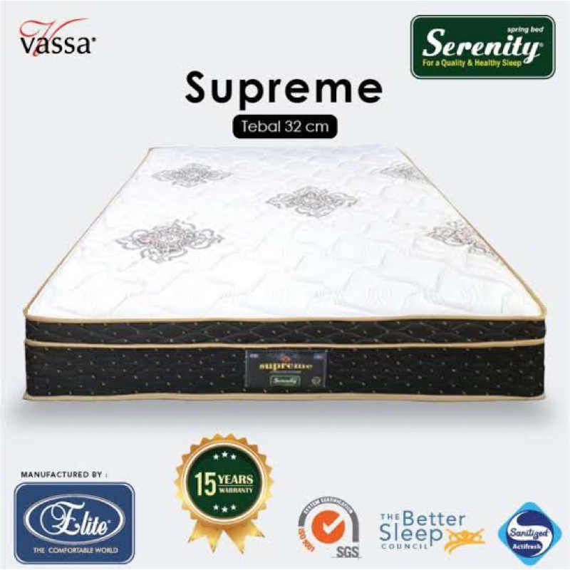 PROMO Matras Springbed Serenity Supreme uk 140x200cm