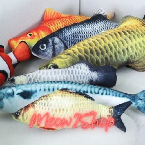 Boneka Catnip ikan Nemo mainan kucing size L