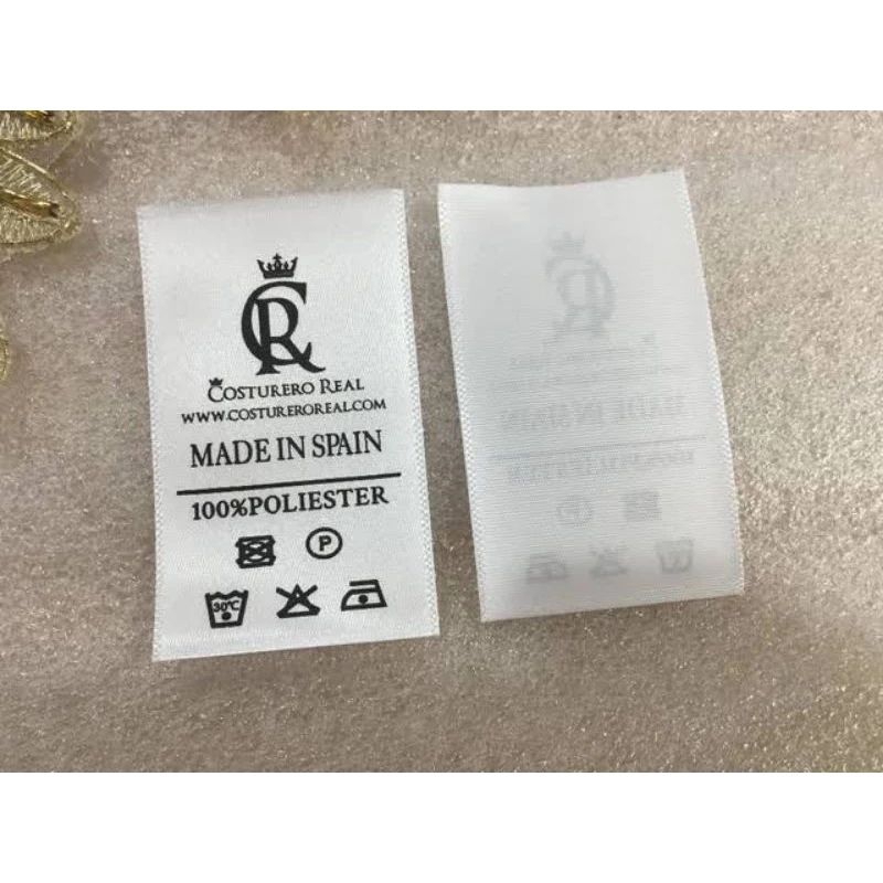 

label baju label satin label woven (2.5x5cm) label kerudung label printing