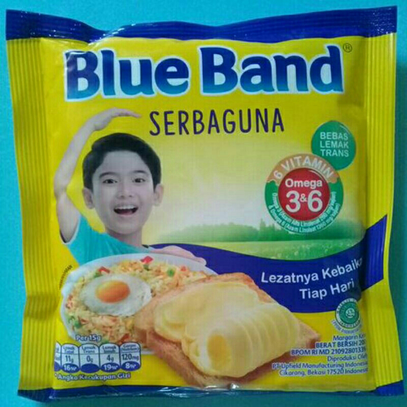 

~MOS~ Blue Band Serbaguna 200 gram. Margarin Krim. Bahan Roti. Masak