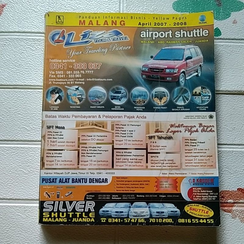 YELLOW PAGES MALANG EDISI 2007-2008