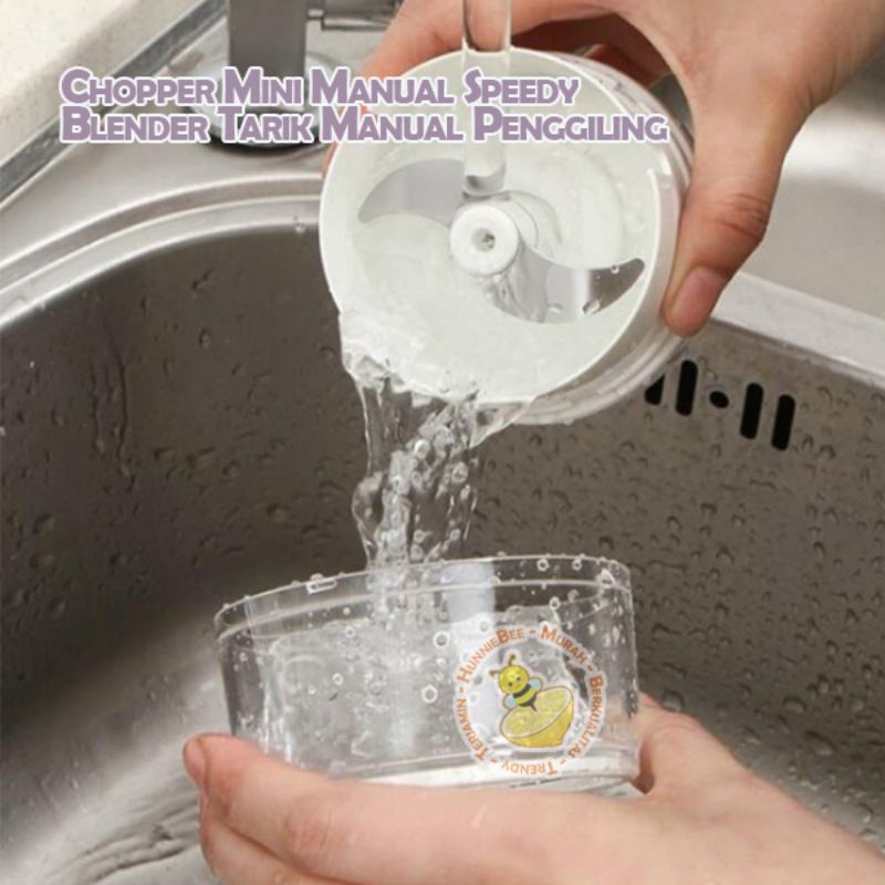 Chopper Mini Manual Speedy Blender Tarik Manual Penggiling Daging