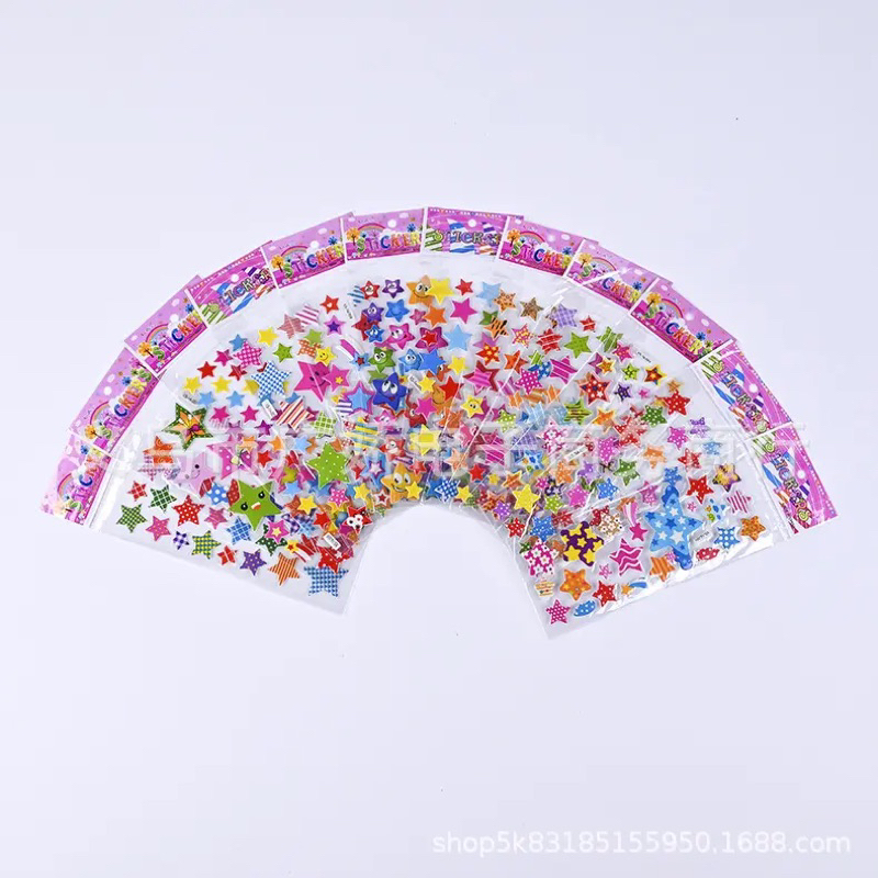 

Sticker anak 3 Dimensi / sticker anak viral / sticker anak bintang / sticker anak hewan / sticker anak hewan