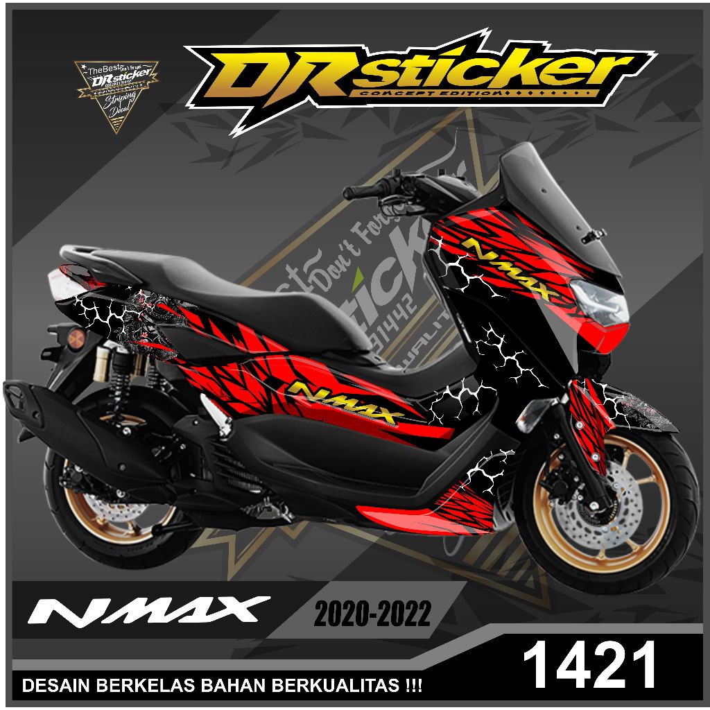 DECAL NMAX NEW - STIKER FULL BODY 2020 2021 2022 BODY JENIS : DOFF, GLOSSY