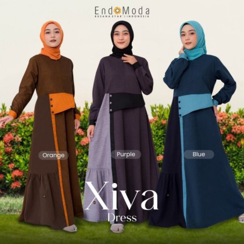 Endomoda Xiva | Gamis Endomoda Xiva | Gamis Endomoda Terbaru | Gamis Endomoda 2024 | Gamis Premium |