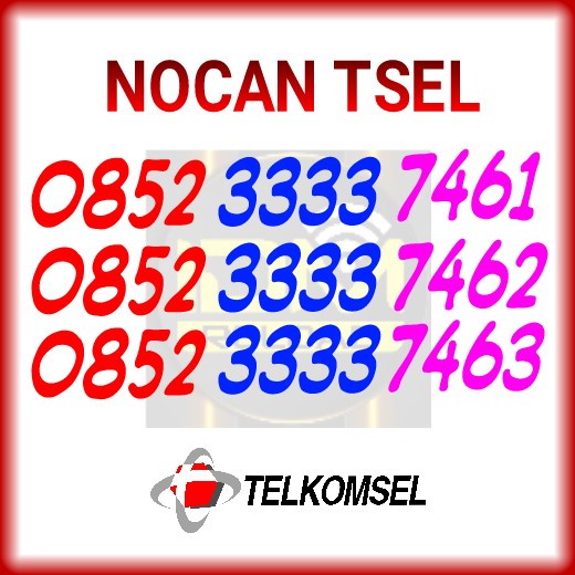 Kartu Perdana Nomor cantik telkomsel as Madura kwarted 3333