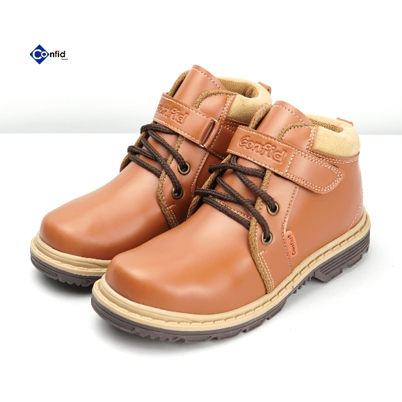 Sepatu Boots Kulit Anak - Snoopy