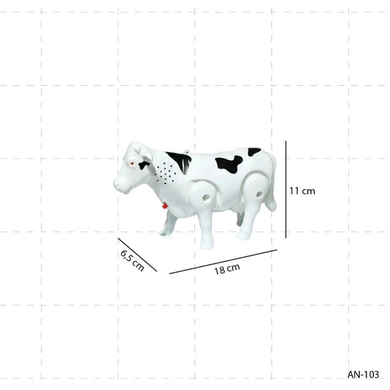 B/O animal sapi AN-103 -Mainan figure mainan sapi pakai baterai