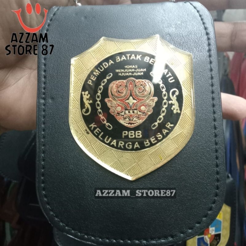 

Holder ID Card Tali Lanyard Name Tag Model Kalung Logo Pemuda Batak Bersatu