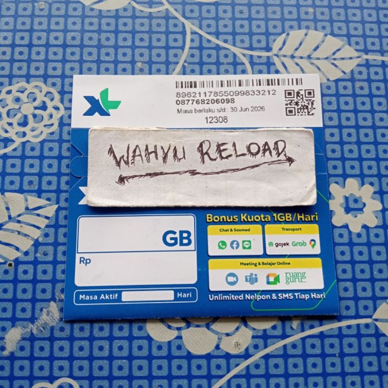 Kartu Paket Internet XL Combo Flex S+ Plus 7,5GB 30 HARI