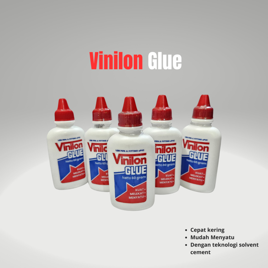 

60GR Vinilon Glue/Lem Vinilon/Lem Pipa PVC Vinilon