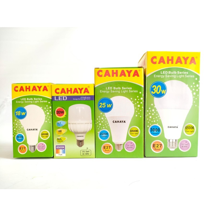 Lampu Led Bulb Cahaya 15w 18w 25w Cahaya Putih Cool Daylight