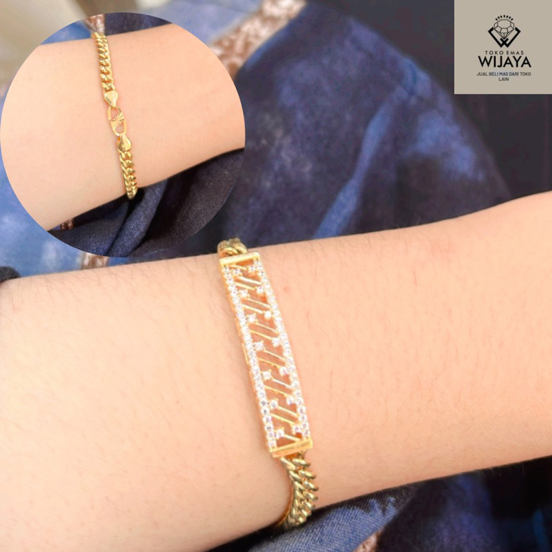 5.1 gram GELANG EMAS TERBARU KADAR 375 8k emas asli