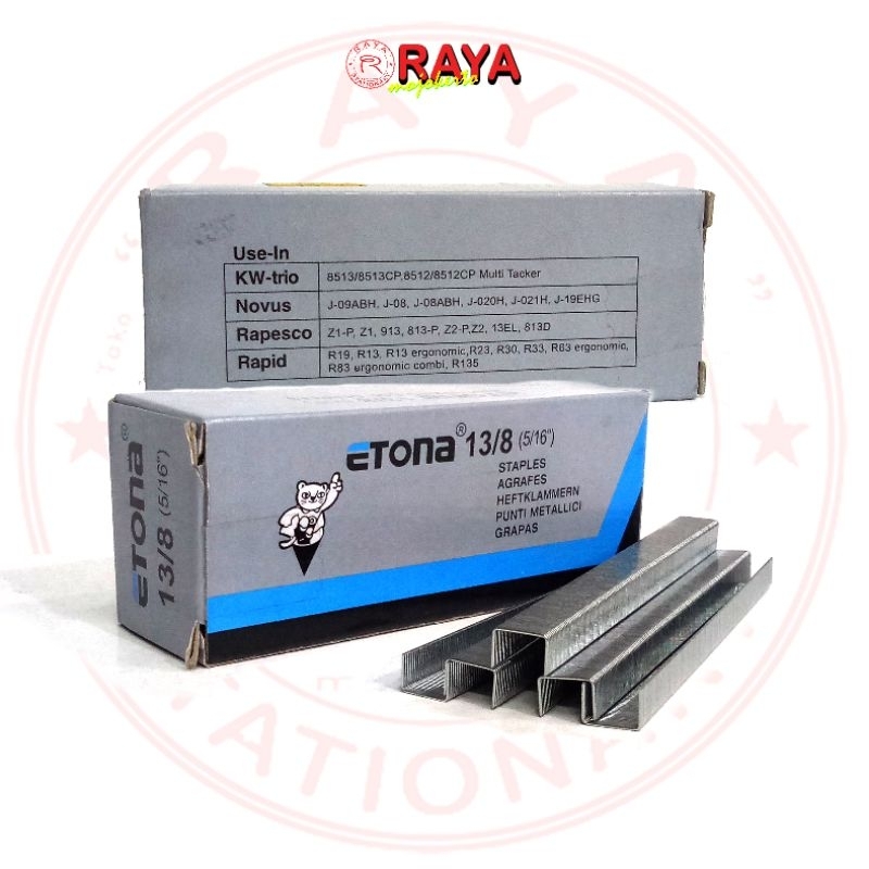 Isi Staples Etona 13/8 Ergonomic