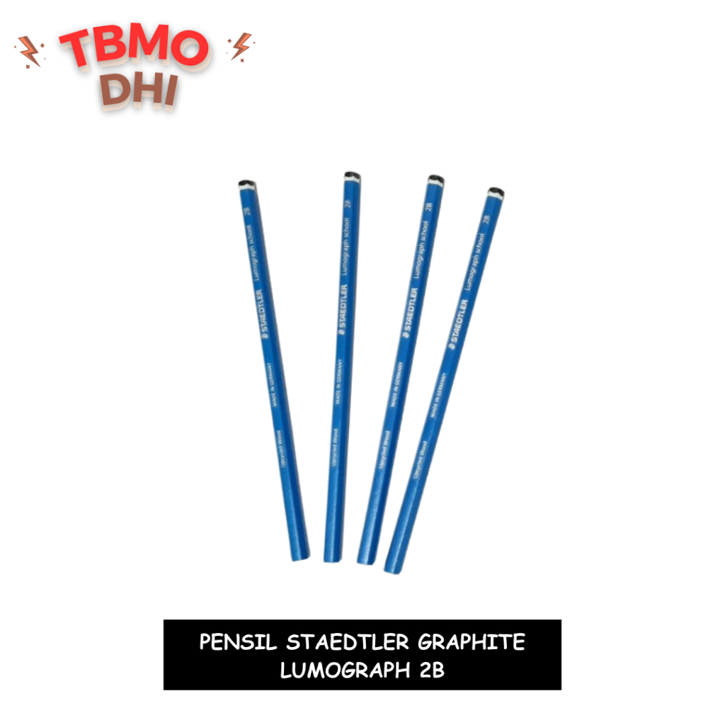 

(1pcs) Pencil Graphite Lumograph Pensil Ujian 2B Staedtler