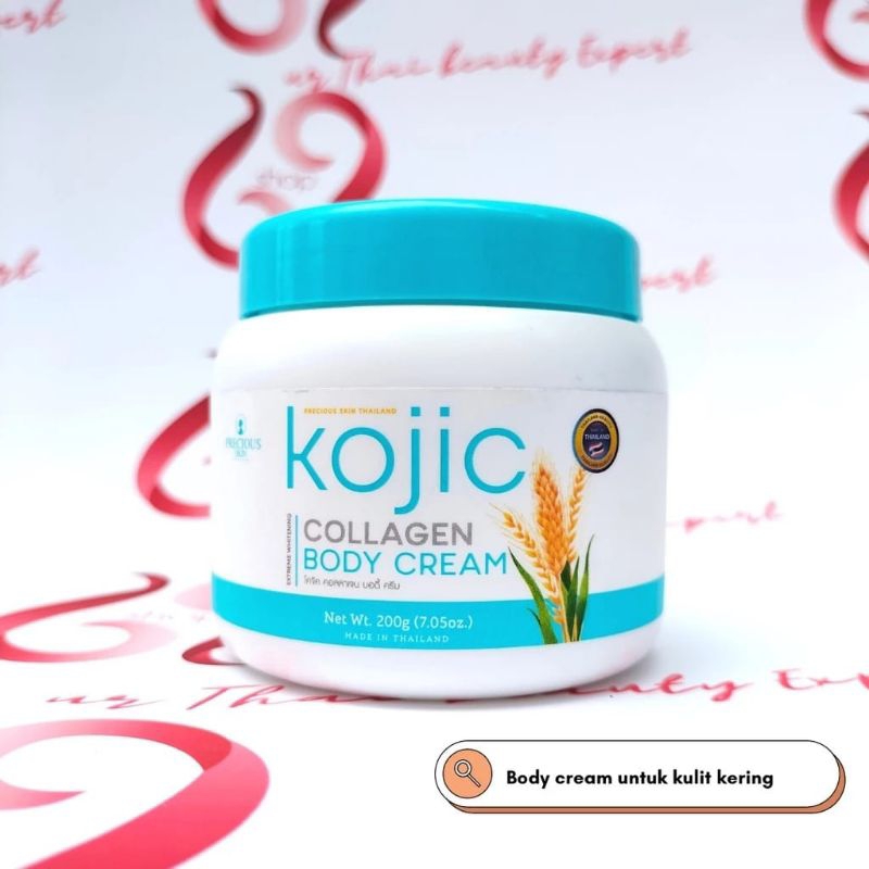 PRECIOUS SKIN KOJIC COLLAGEN BODY CREAM ORI THAILAND