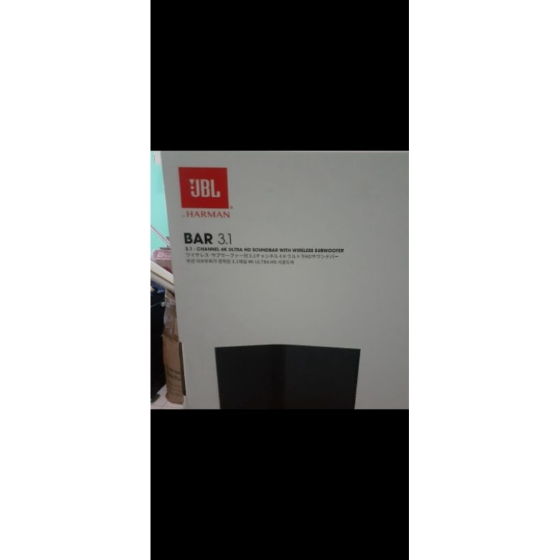 ORIGINAL JBL Bar 3.1-Channel 4K Ultra HD Soundbar with Wireless Subwoofer