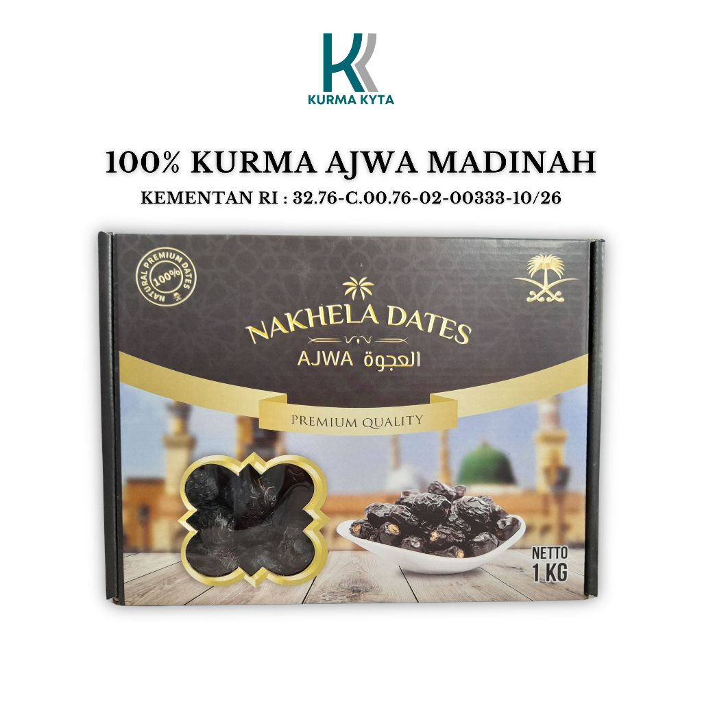 

Kurma Ajwa 1 Kg Asli / Kurma Nabi Super Asli Madinah