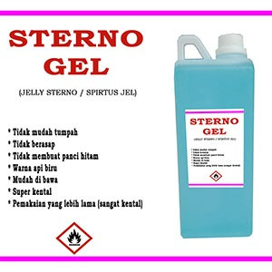 Sterno Gel 1 Liter / Isi Ulang Sterno Gel / Jelly Sterno / Spiritus Gel