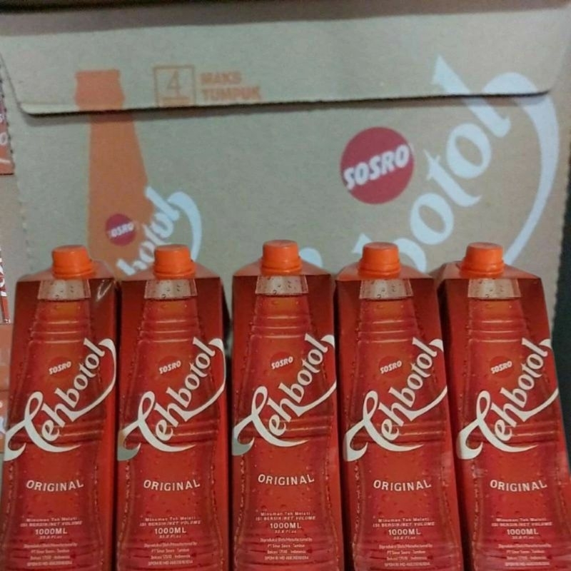 

Teh Sosro Kotak 1liter Sekarton isi 12pcs Grosir
