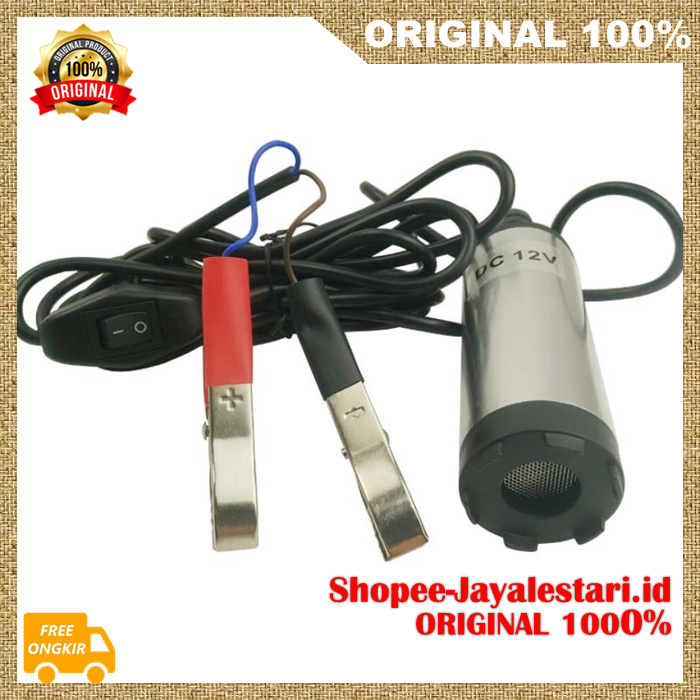 Pompa Elektrik DC 12V Sedot Oli Bensin /Pump Oil ORIGINAL