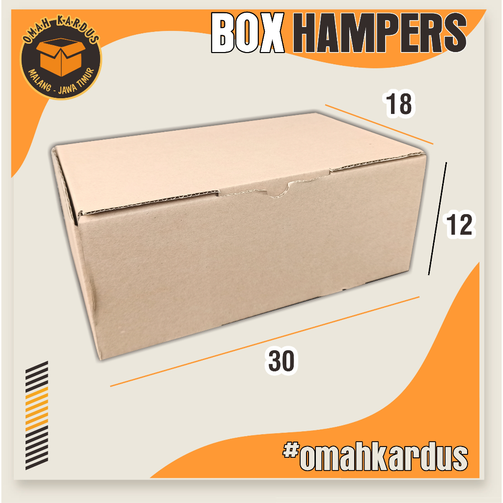 

Box hampers/sepatu 30x18x12 cm B FLUTE / kardus box SEPATU polos / kardus diecut / box diecut / box hampers / kardus hampers / box baju / kardus baju / box hijap / kardus dus box sepatu