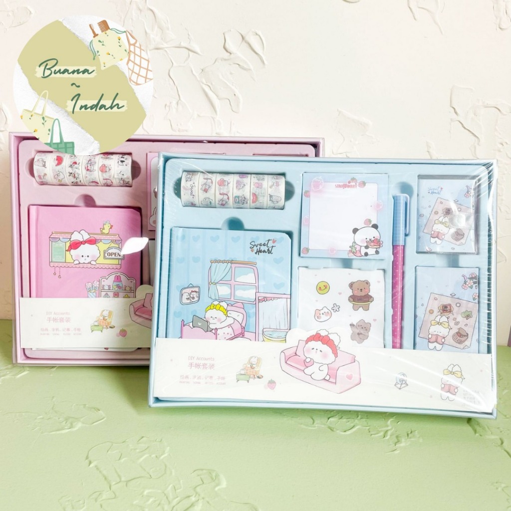 

Paket jurnal 7 in 1 Free hardbox melody cinamoroll kertas terbagus bagus lucu imut