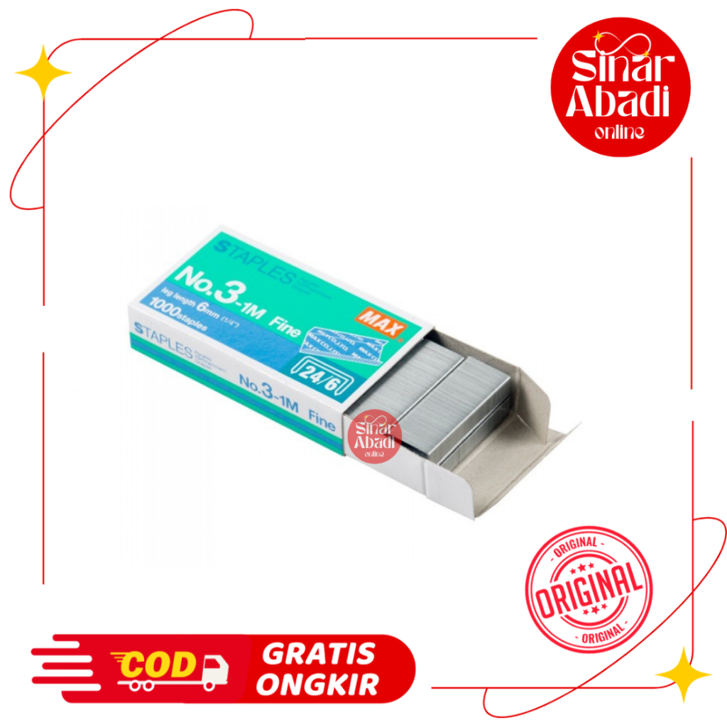 

ISI HEKTER BESAR / STAPLES MAX NO. 3