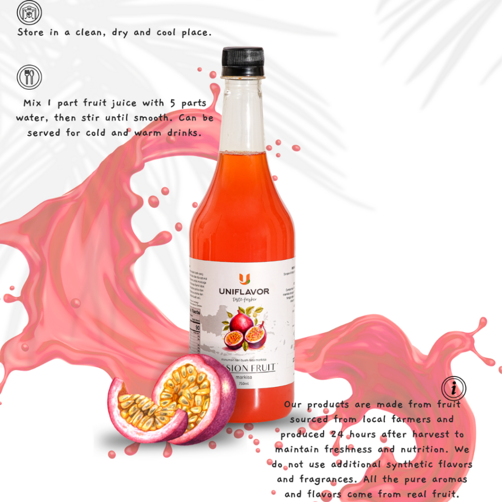 

Uniflavor-Natural sirup Markisa