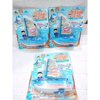 Mainan kapal summer perahu layar anak - anak termurah plastik kode OCT5306