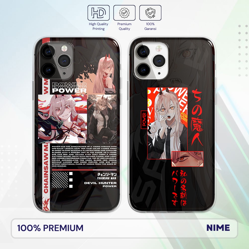 Nime Premium Case Anime Chainsaw Man - Power