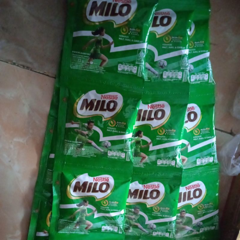 

MILO ACTIV-GO Susu Cokelat Renceng 10×22 gr