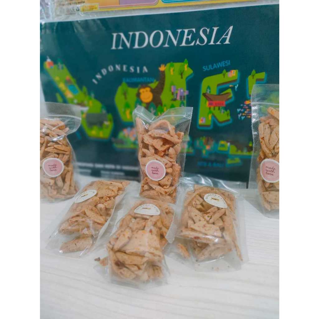 

Basreng Catur - Bakso Goreng Ikan - Pedas Manis Daun Jeruk