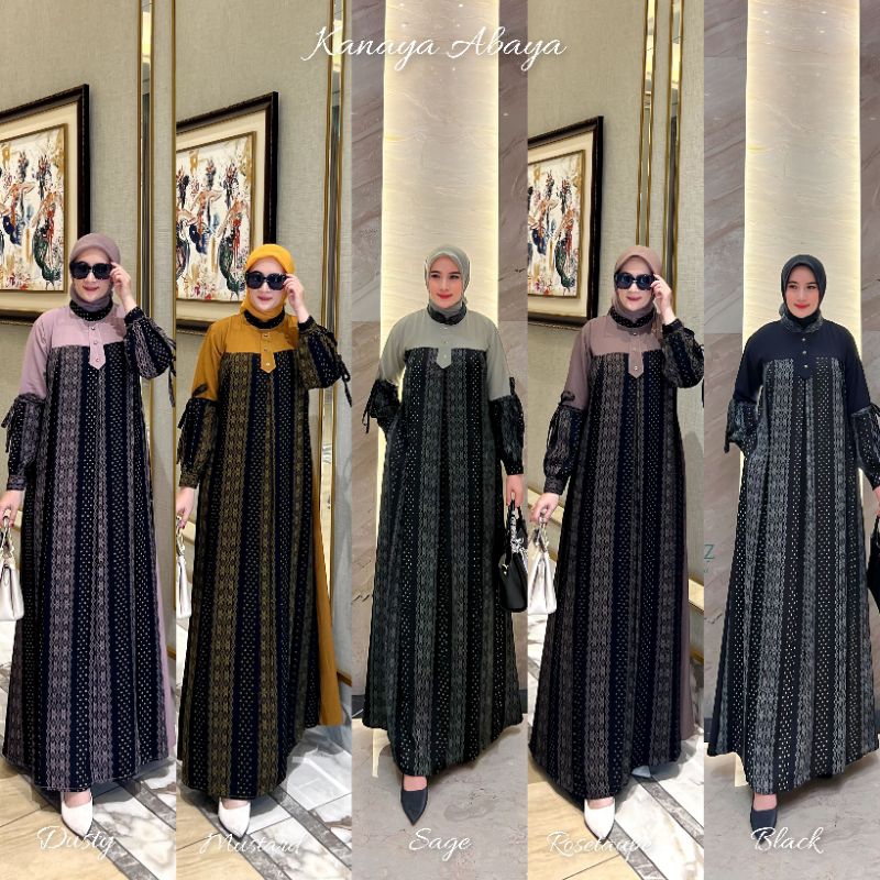 (COD) KANAYA SIGNATURE SERIES BY MUMTAZ , KANAYA ABAYA TERBARU ORI MUMTAZ BY FAIRINDA