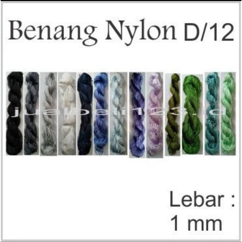 Tali Benang Nylon Rajut D12 Warna B