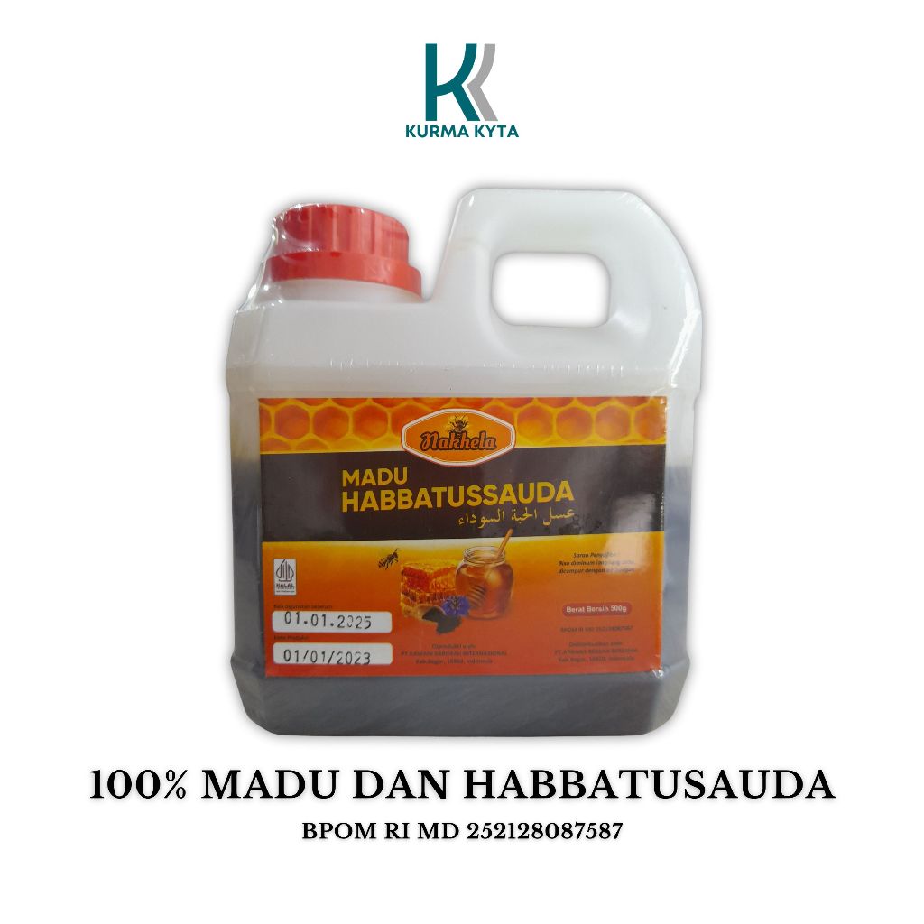 

Madu Habbatusauda Premium PROMIL Original 100% Murni Impor / Madu Habbatussauda Habatusauda Habbats Jintan Hitam