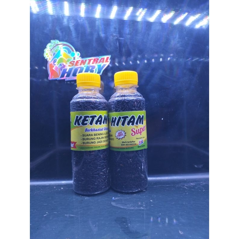 ketan hitam pakan burung perkutut