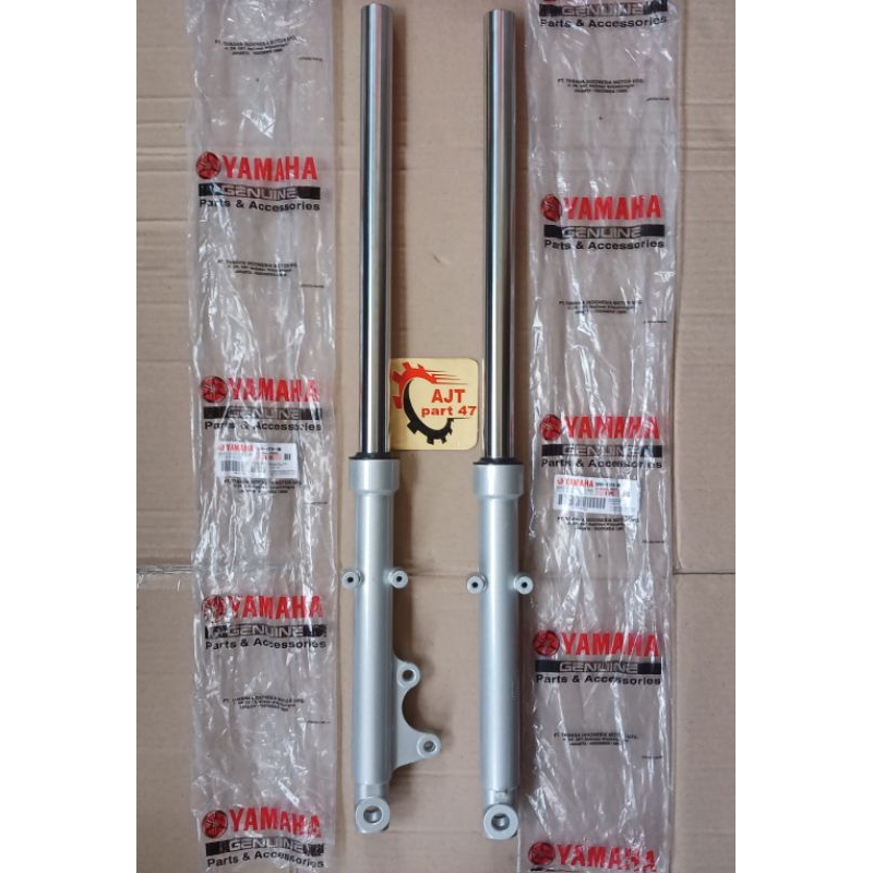 Yukk As Shock Plus Tabung Depan Yamaha Rx King New 3KA Silver Original