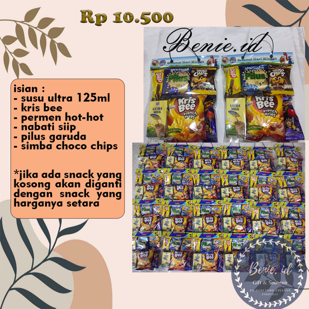 

snack ultah | bingkisan ultah custom nama