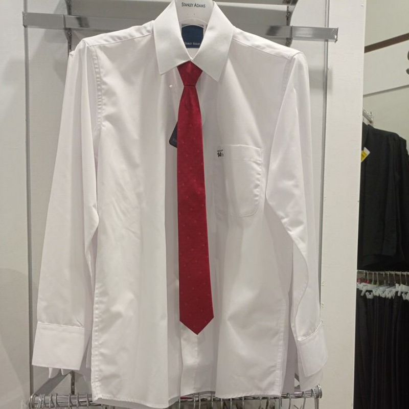kemeja putih kemeja lengan panjang laki laki by stanley adams