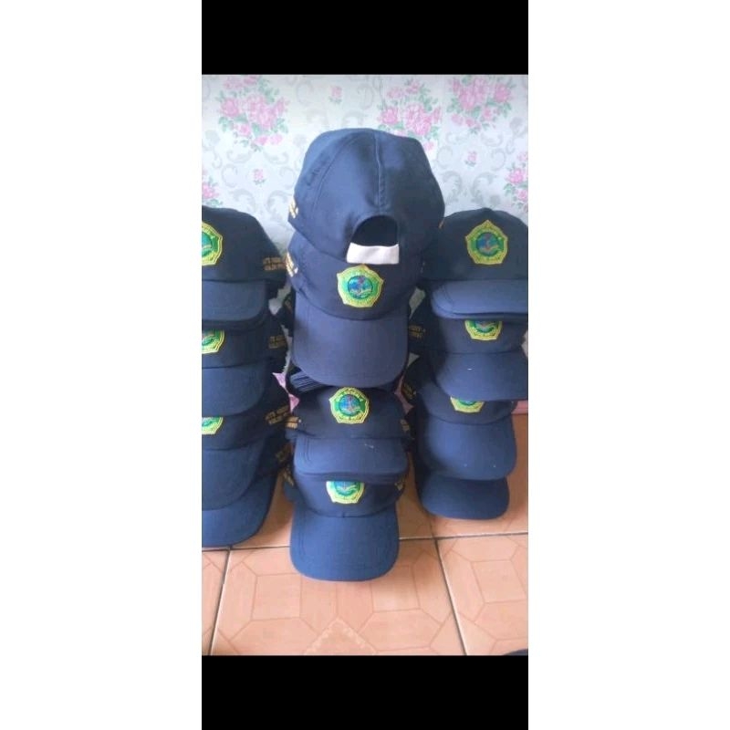 topi coustem logo bodril sekolah sd smp sma pramuka nama sekolah fre ordeer min 100pcs