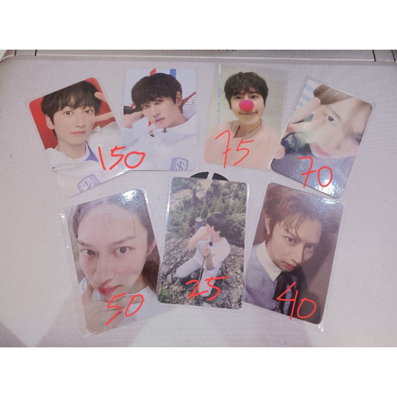 Pc photocard Super Junior Suju Eunhyuk Heechul Kyuhyun Yesung