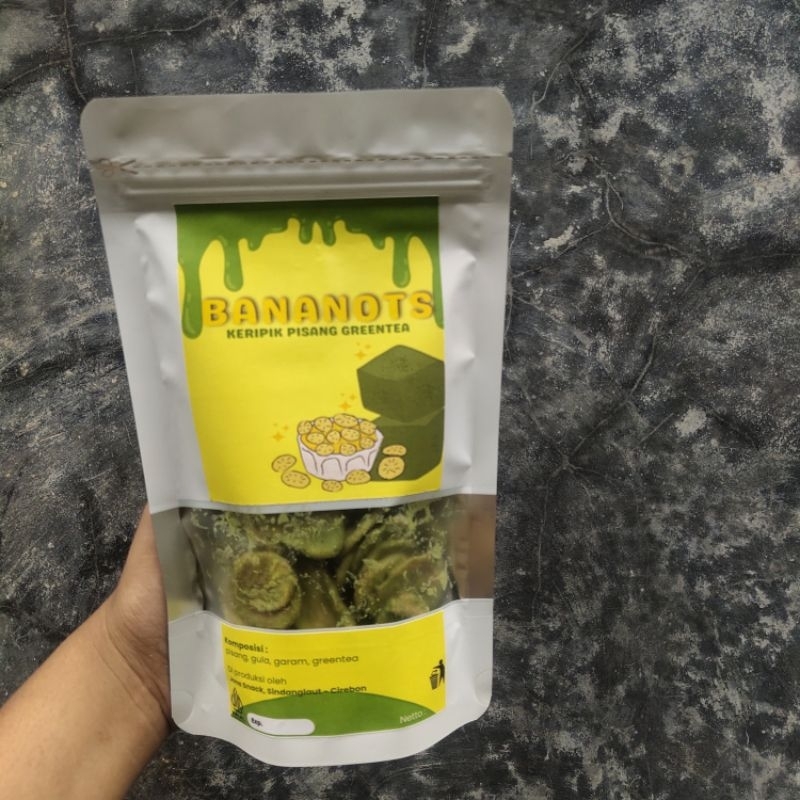 

Bananots Keripik Pisang Varian Greentea 100 grm