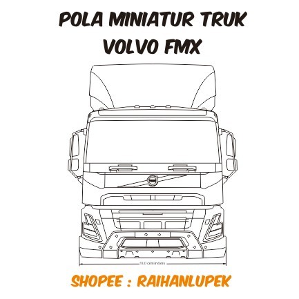 Pola Miniatur Truk Volvo FMX